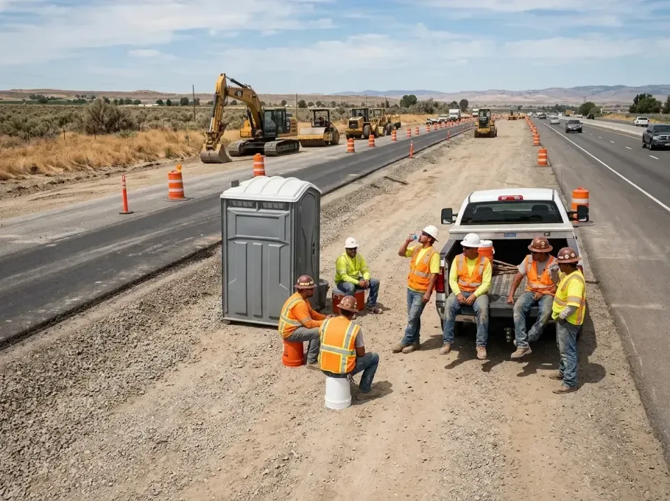 highway-road-construction-crew-007 — frequently asked questions, Porta Potty and Restroom Rentals in Vinings, GA